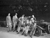 067 Group at Brockenhurst on car, Whitsun 1930